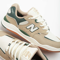 New Balance Numeric 1010 Tiago Lemos Shoes in Tan and White thumbnail