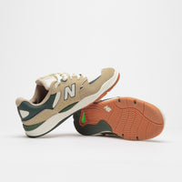 New Balance Numeric 1010 Tiago Lemos Shoes in Tan and White thumbnail
