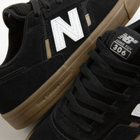 New Balance Numeric 306 Jamie Foy Shoes - Black / Gum thumbnail