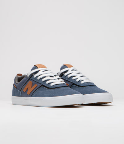 New Balance Numeric 306 Jamie Foy Shoes - Vintage Indigo / Brown
