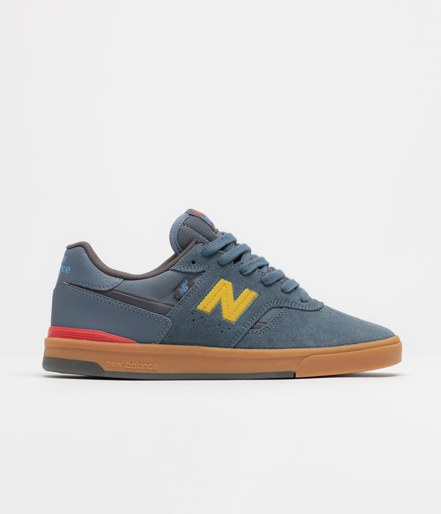 New Balance Numeric 306C Jamie Foy Shoes - Shadow Blue / Yellow