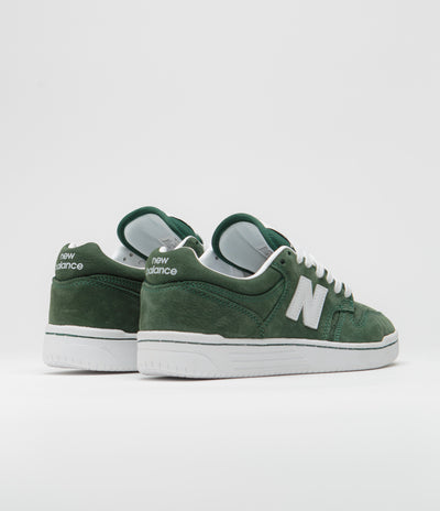 New Balance Numeric 480 Shoes - Forest Green / White