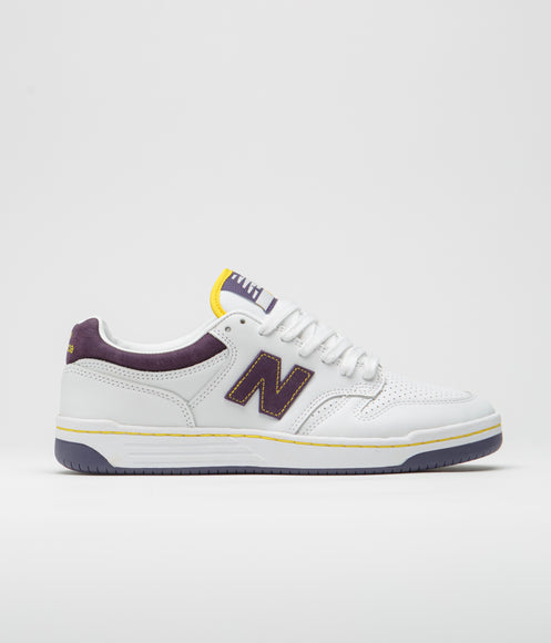 New Balance Numeric 480 Shoes - White / Purple