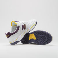 New Balance Numeric 480 Shoes - White / Purple thumbnail