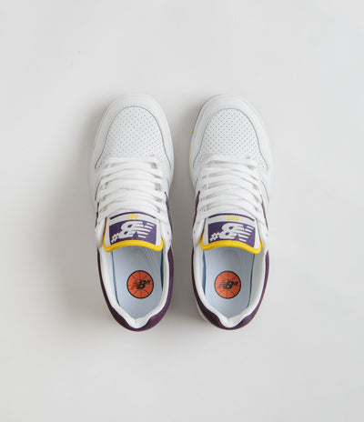 New Balance Numeric 480 Shoes - White / Purple