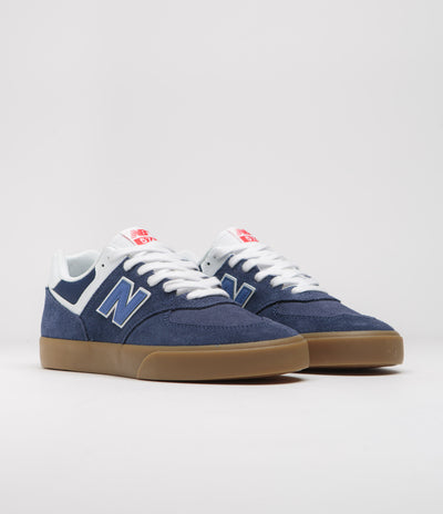 New Balance Numeric 574 Shoes - NB Navy