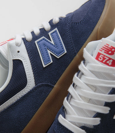 New Balance Numeric 574 Shoes - NB Navy