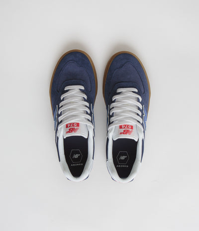 New Balance Numeric 574 Shoes - NB Navy
