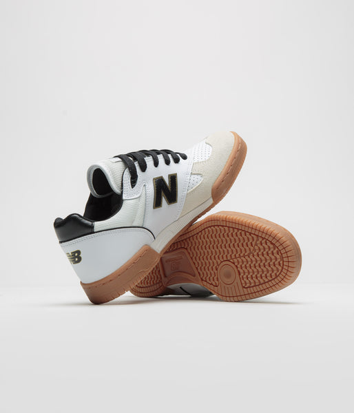 New Balance Numeric 600 Tom Knox Shoes - White / Black | Flatspot