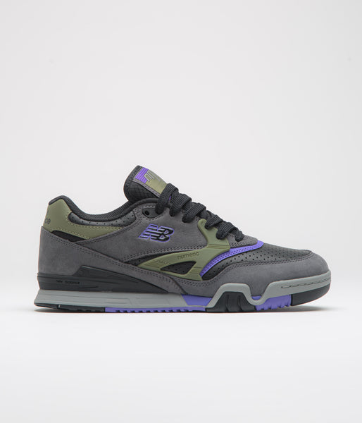 New Balance Numeric 770 Shoes Charcoal Purple Flatspot