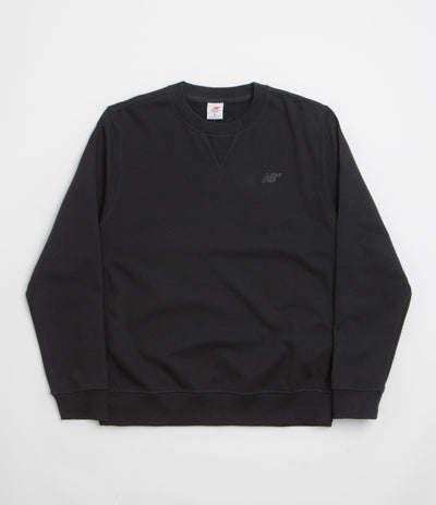 New Balance Numeric French Terry Crewneck Sweatshirt in Black