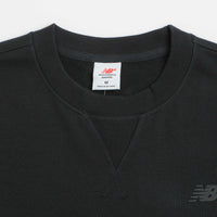 New Balance Numeric French Terry Crewneck Sweatshirt in Black thumbnail