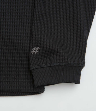 New Balance Numeric Henley Long Sleeve T-Shirt - Black