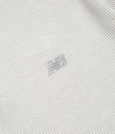 New Balance Numeric Henley Long Sleeve T-Shirt - Oatmeal Heather
