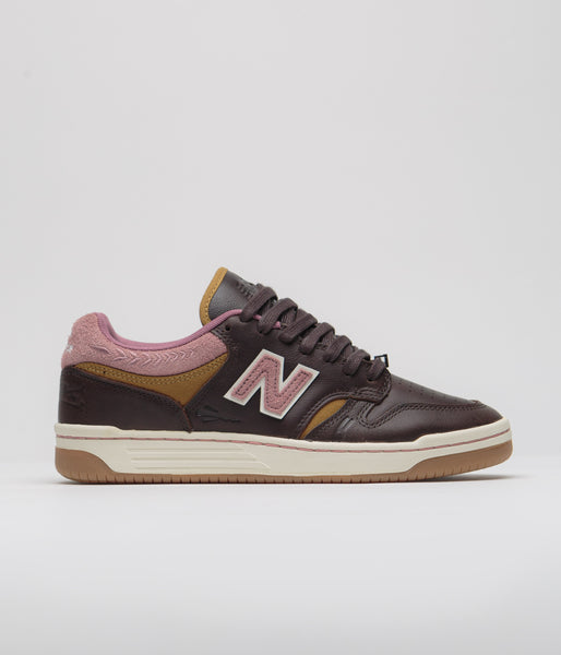 New Balance Numeric x 303 Boards 480 Shoes - Brown / Pink | flatspot
