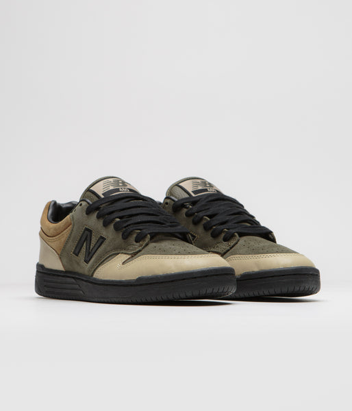 New Balance Numeric x 8FIVE2 480 Shoes - Olive / Black | flatspot