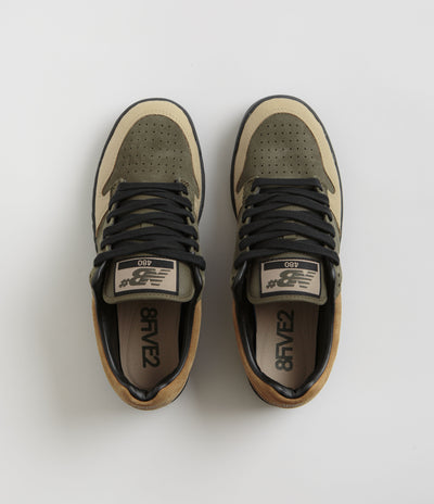 New Balance Numeric x 8FIVE2 480 Shoes - Olive / Black