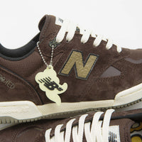 New Balance Numeric x Krooked 600 Tom Knox Shoes - Chocolate thumbnail