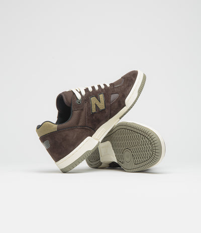 New Balance Numeric x Krooked 600 Tom Knox Shoes - Chocolate