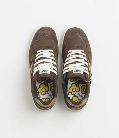 New Balance Numeric x Krooked 600 Tom Knox Shoes - Chocolate