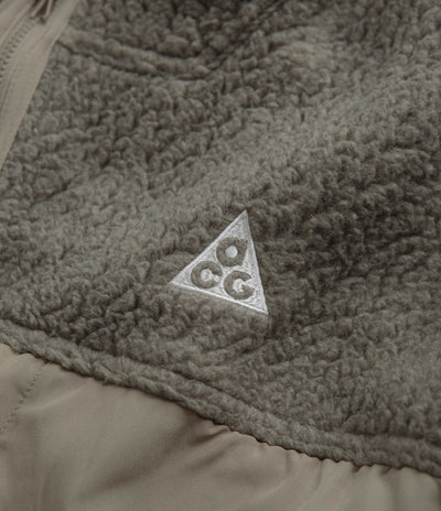 Nike ACG Arctic Wolf Full Zip Fleece - Khaki / Light Iron Ore / Summit White