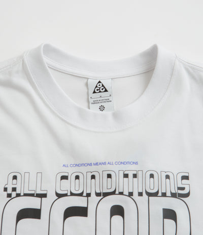 Nike ACG Bridge of Gods Long Sleeve T-Shirt - Summit White