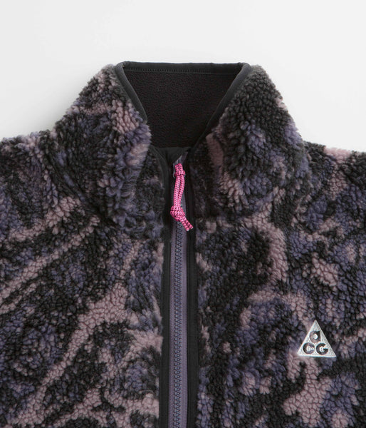 Nike ACG Canwell Glacier Windproof Fleece - Dark Raisin / Black