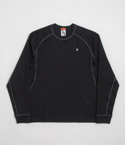 Nike ACG Chinati Long Sleeve T-Shirt in Black and Anthracite / Summit White