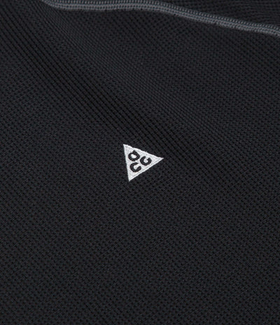 Nike ACG Chinati Long Sleeve T-Shirt in Black and Anthracite / Summit White