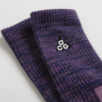 Nike ACG Everyday Cushioned Crew Socks - Purple Ink / Black / Summit White thumbnail