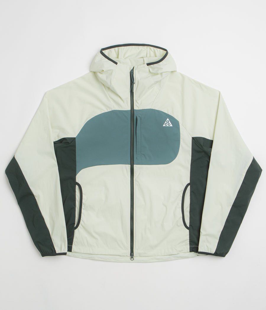 Nike ACG Five Towers Jacket in Sea Glass and Black Spruce / Summit White