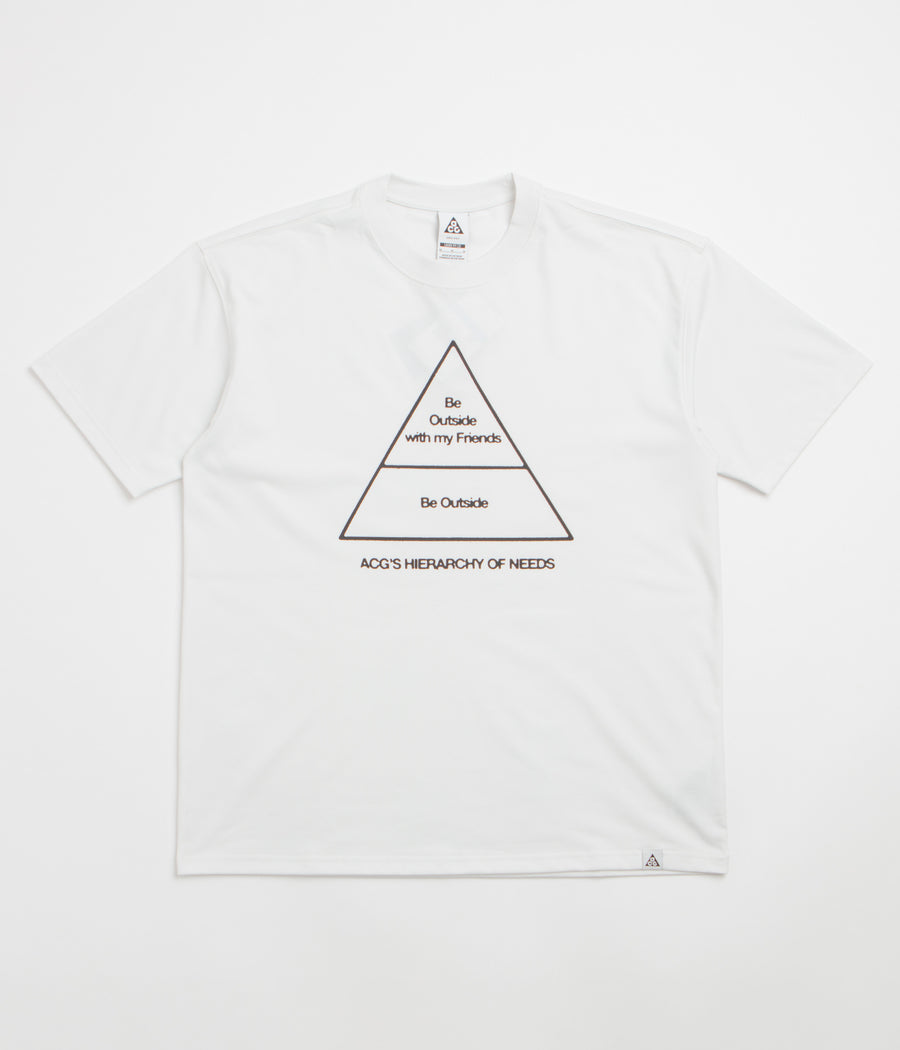 Nike ACG Hierarchy Of Needs T-Shirt - Summit White