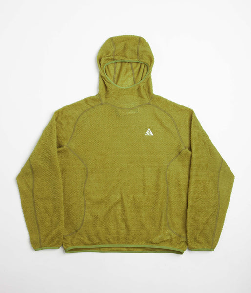 Nike ACG Lichen Caps Hoodie Moss Speed Yellow Summit White