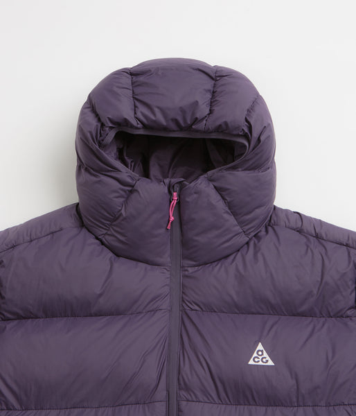 Nike ACG Lunar Lake Puffer Jacket - Dark Raisin / Black / Summit