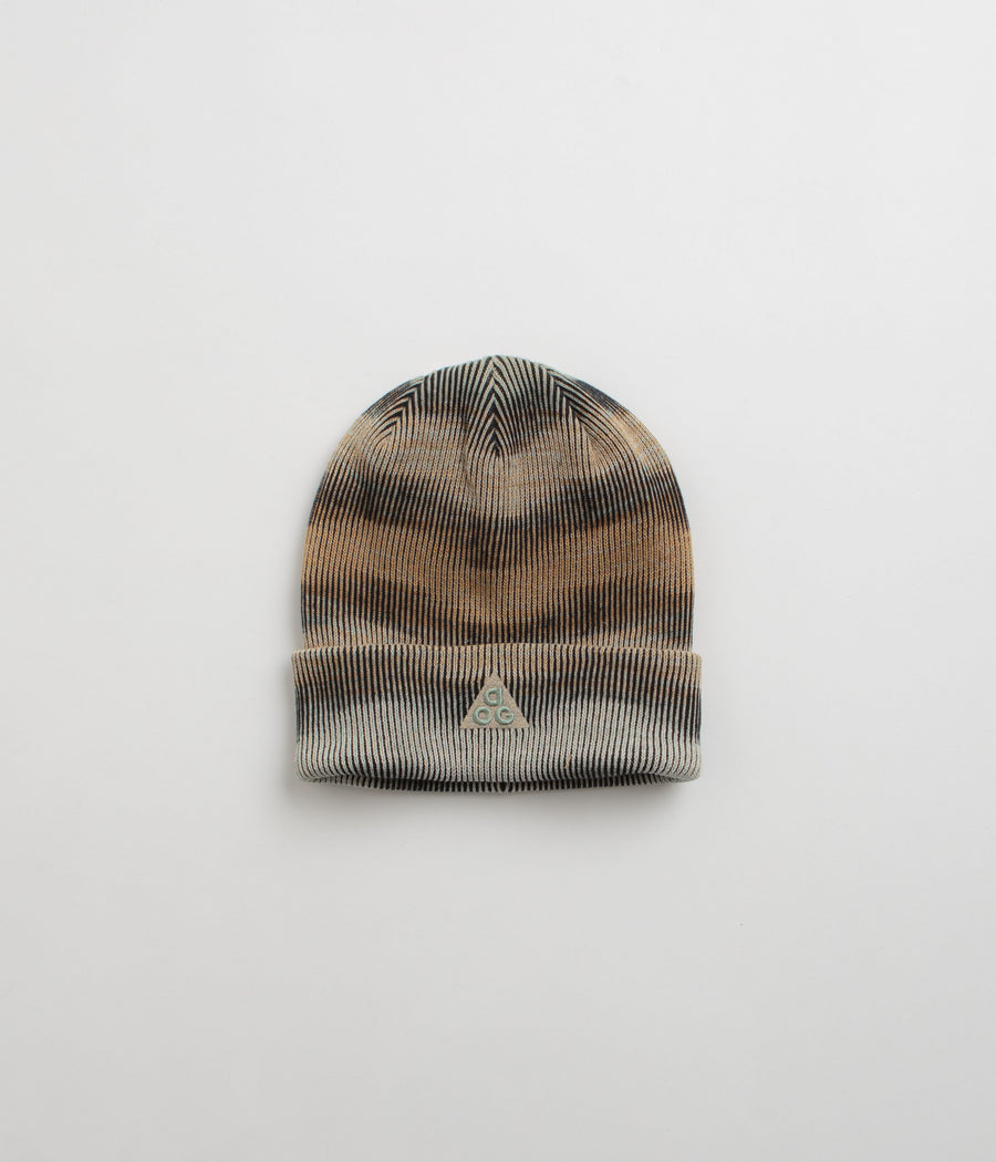 Nike ACG Peak Beanie in Flax and Guava Ice / Jade Horizon / Jade Horizon