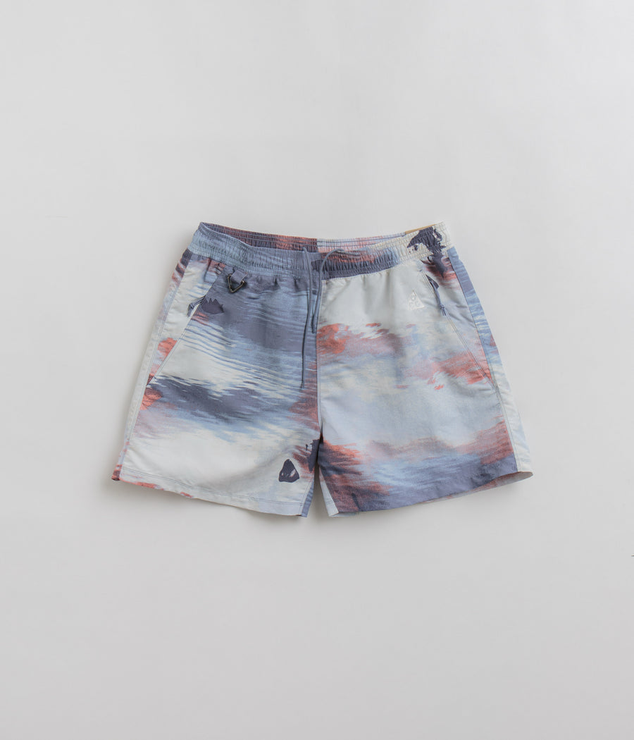 Nike ACG Reservoir Goat Shorts in Ashen Slate and Light Armory Blue / Summit White