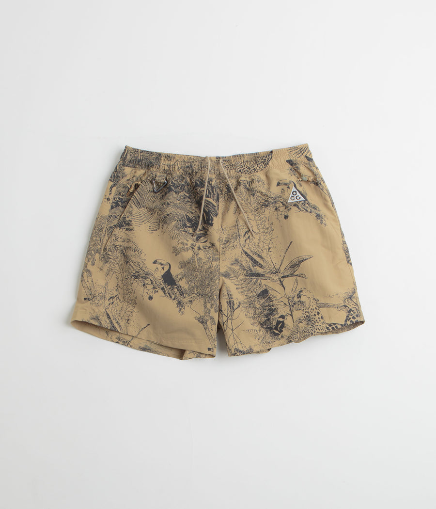 Nike ACG Reservoir Goat Shorts in Parachute Beige and Summit White