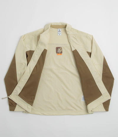 Nike ACG Smith Summit Jacket in Light Khaki and Parachute Beige / Summit White