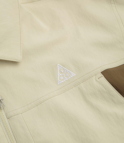 Nike ACG Smith Summit Jacket in Light Khaki and Parachute Beige / Summit White