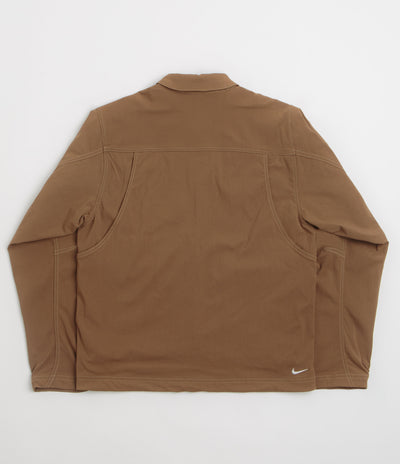 Nike ACG Smith Summit Jacket in Mosswood Brown and Light Khaki / Summit White
