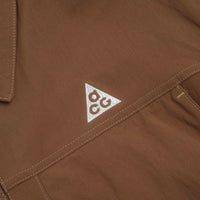 Nike ACG Smith Summit Jacket in Mosswood Brown and Light Khaki / Summit White thumbnail