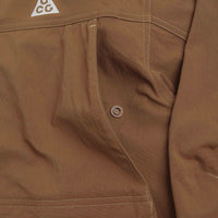 Nike ACG Smith Summit Jacket in Mosswood Brown and Light Khaki / Summit White thumbnail