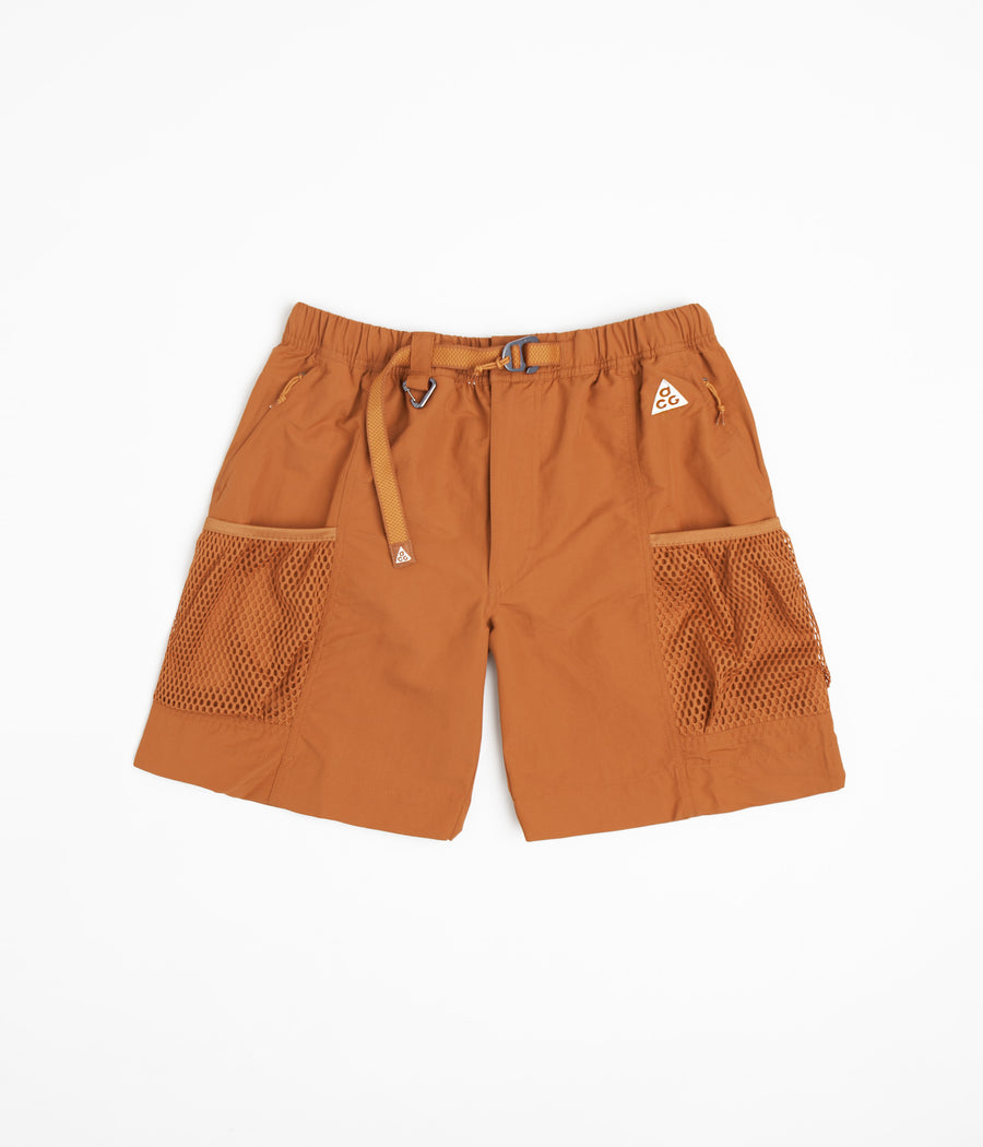 Nike ACG Snowgrass Cargo Shorts - Dark Russet / Monarch / Summit White