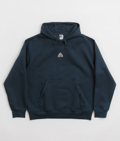 Nike ACG⁠￼ Therma-FIT Pullover Hoodie Nike ACG Therma-FIT Fleece Hoodie - Armory Navy / Black / Summit