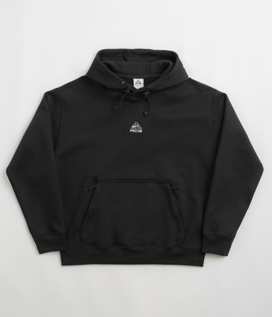 Nike ACG Therma-FIT Fleece Hoodie in Black and Anthracite / Summit White