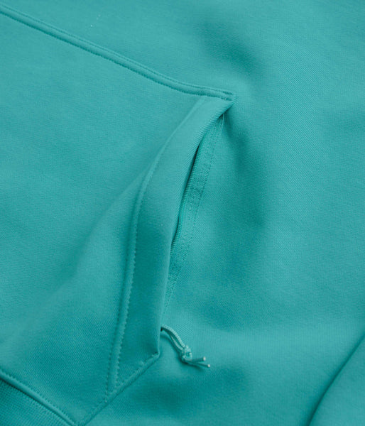 nike club hoodie bleached aqua