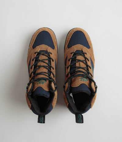 Nike ACG Torre Mid Waterproof Shoes in Burnt Sienna and Dark Atomic Teal