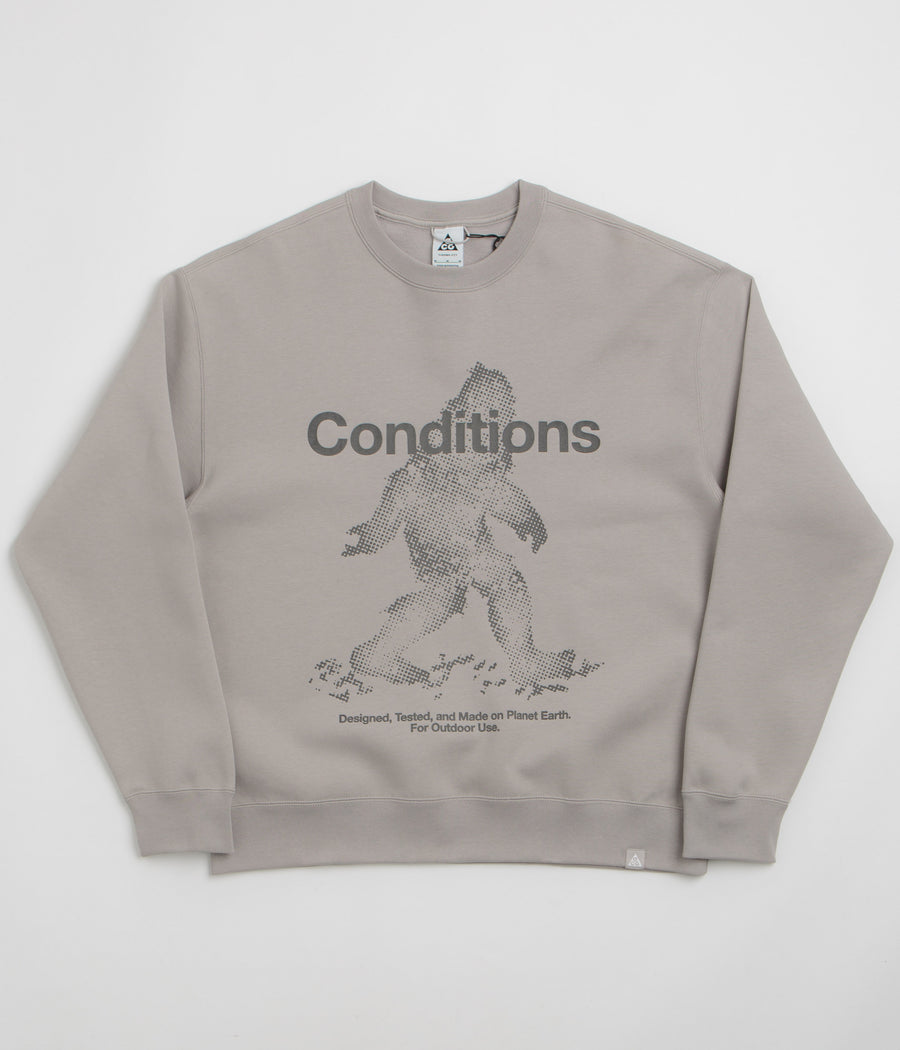 Nike ACG Tuff Fleece Crewneck Sweatshirt - College Grey