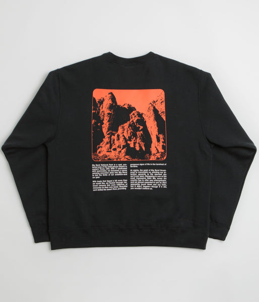 Nike ACG Tuff Fleece Graphic Crewneck Sweatshirt - Black | Flatspot