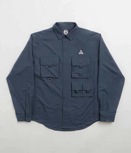 nike acg devastation trail work shirt